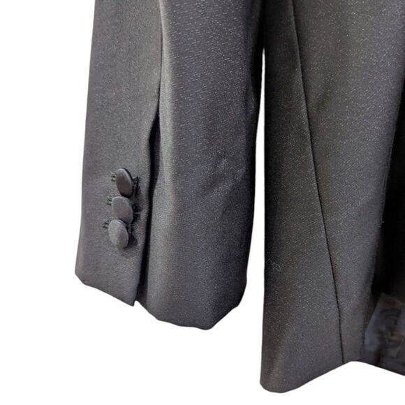 ARMANI COLLEZIONI Sartorial Men's Slim 38R Tuxedo Blazer Wool & Silk in Black - Picture 5 of 6